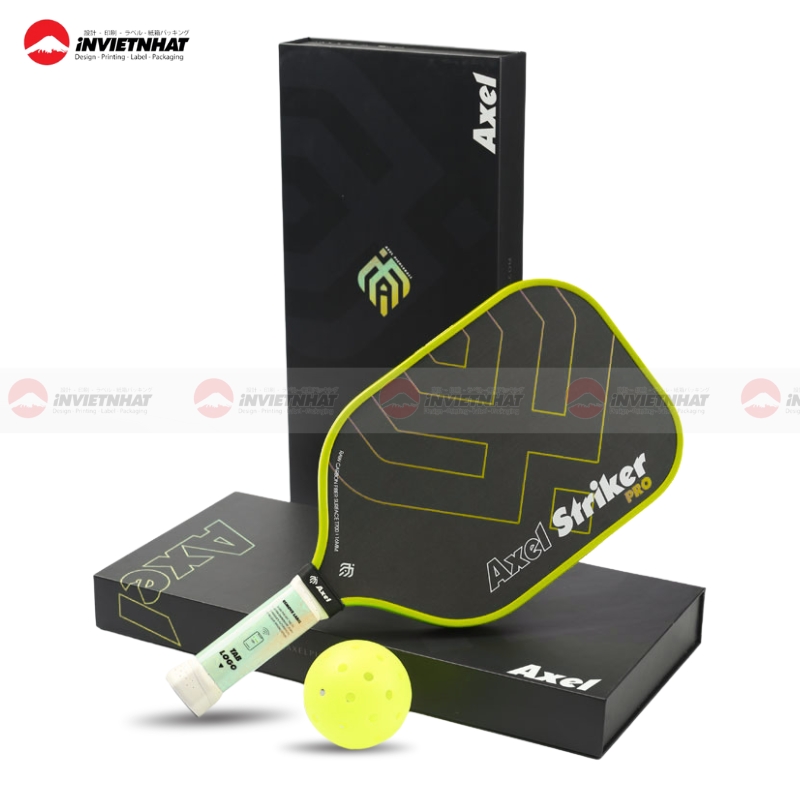 Hộp màu đen đựng vợt pickleball