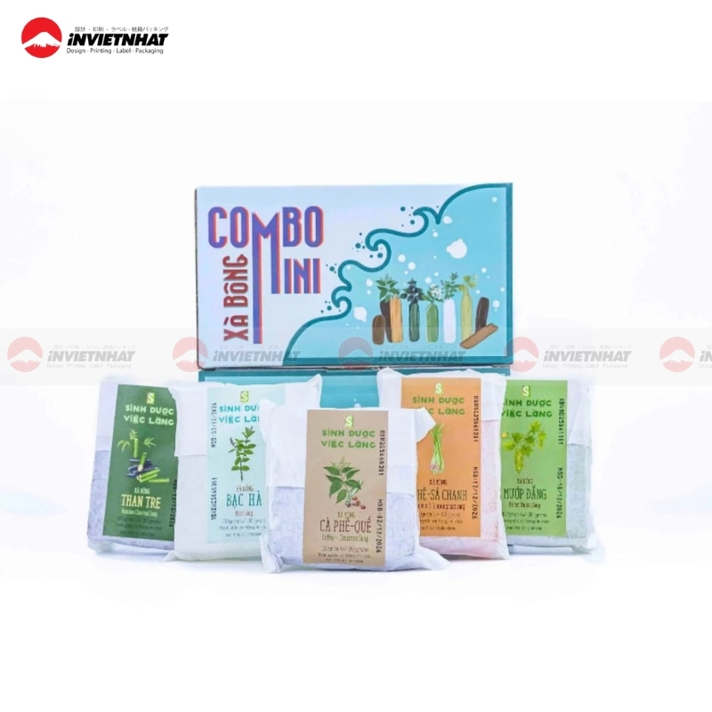 hộp giấy đựng combo xà phòng