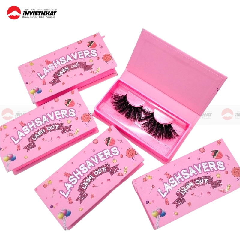 hộp giấy đựng lông mi bền đẹp