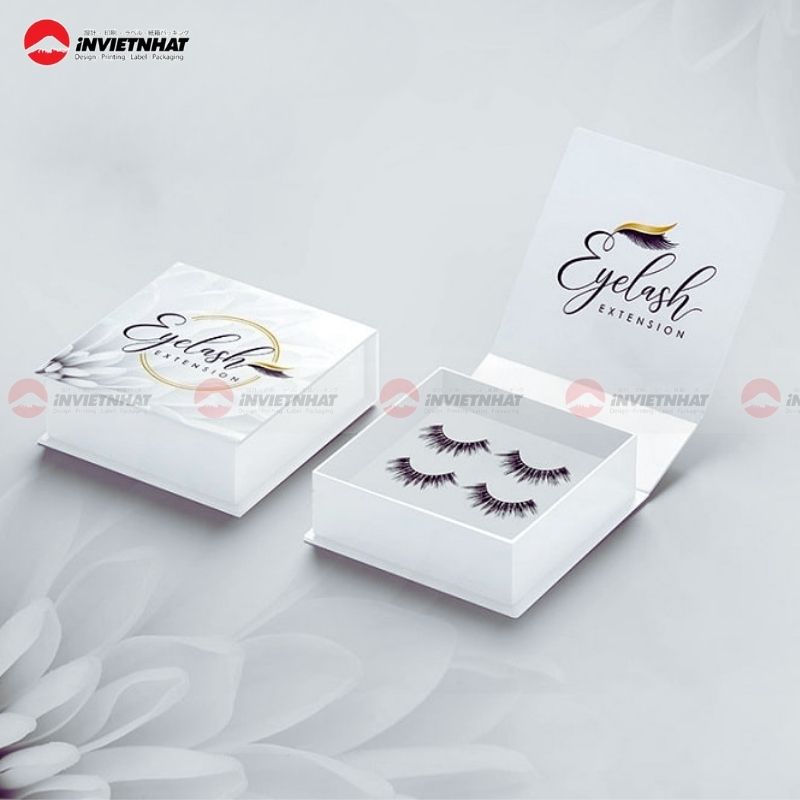 hộp giấy đựng lông mi cao cấp
