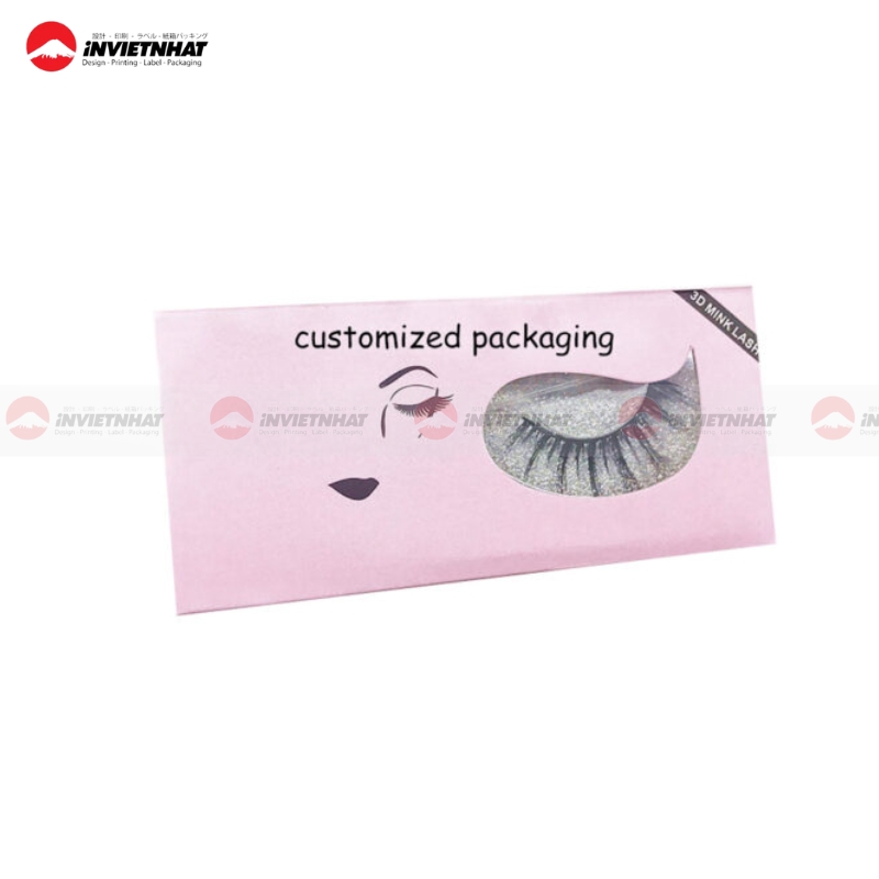 hộp giấy đựng lông mi cho cửa hàng