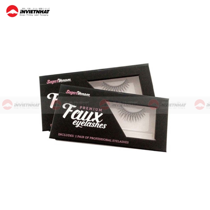 hộp giấy đựng lông mi đa năng