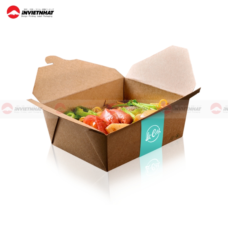 hộp giấy đựng mì an toàn thực phẩm