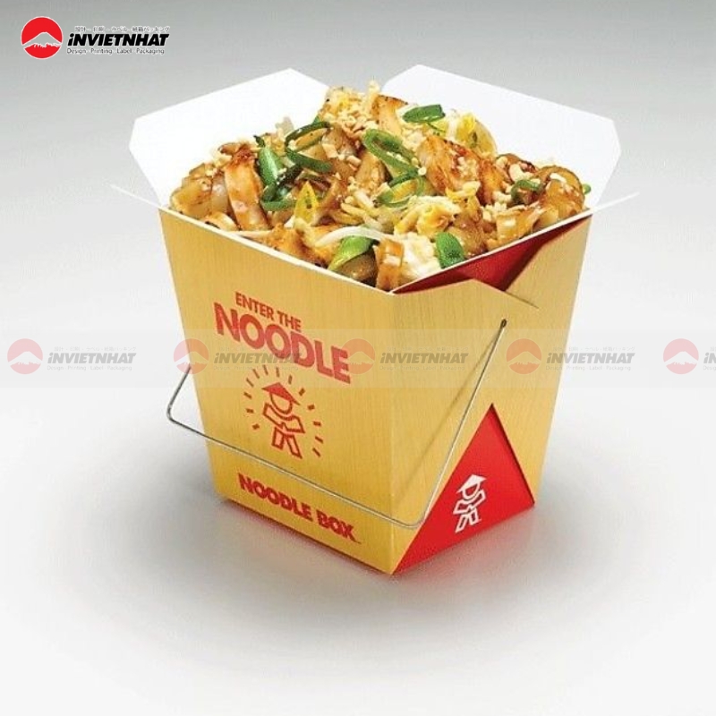 hộp giấy đựng mì cho nhà hàng