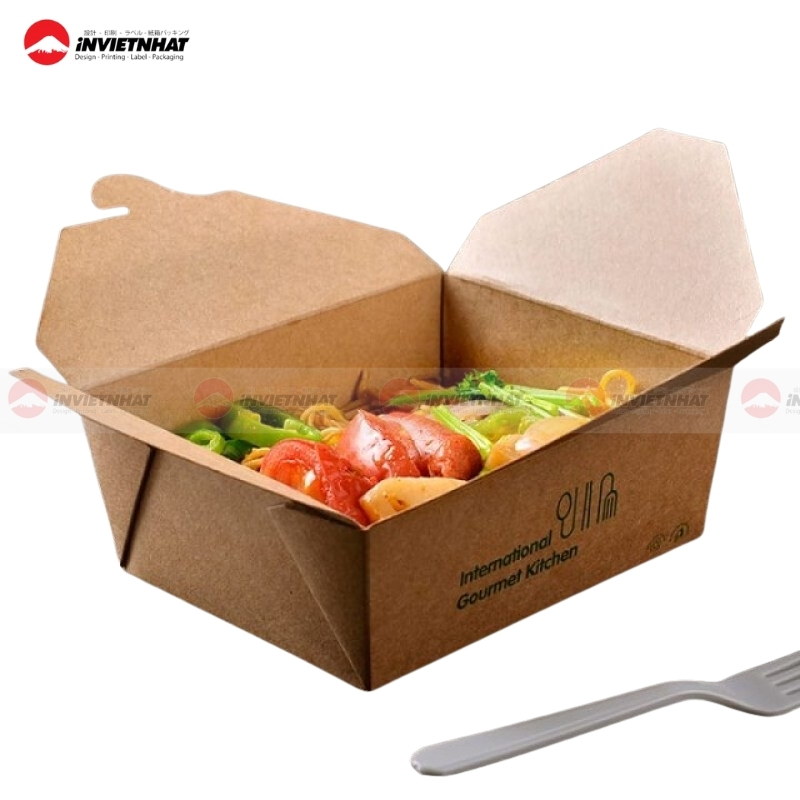 hộp giấy đựng mì dùng một lần