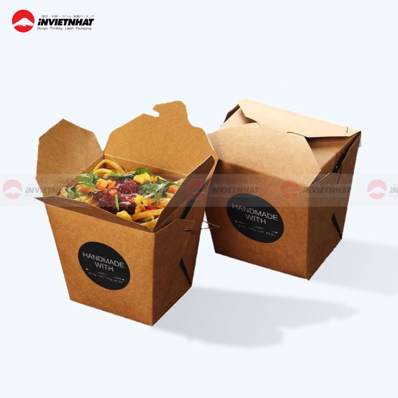 hộp giấy đựng mì quán ăn