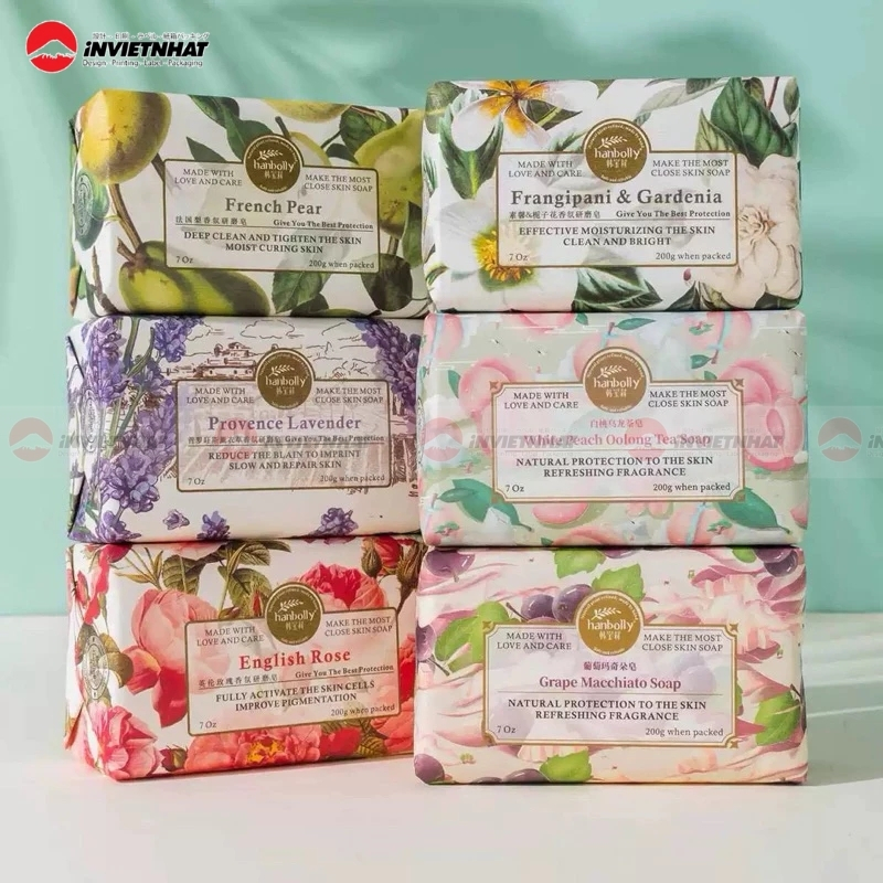 hộp giấy đựng xà phòng handmade