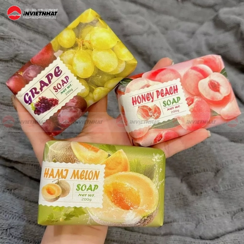 hộp giấy đựng xà phòng hương trái cây