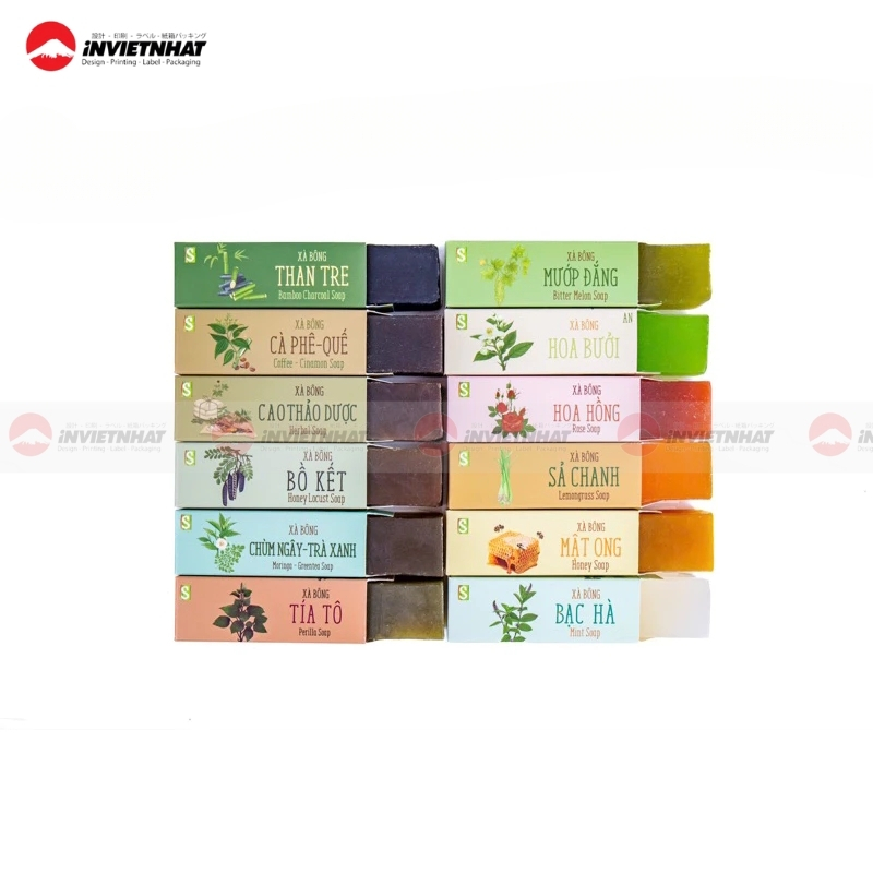 hộp giấy đựng xà phòng thiên nhiên