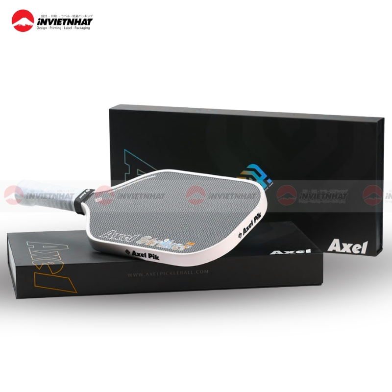 Mẫu in hộp đựng vợt pickleball