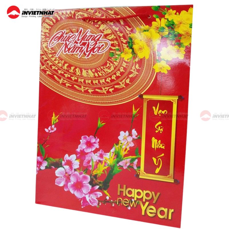 túi giấy chúc mừng năm mới 2