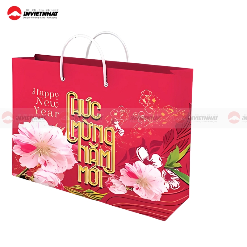 túi giấy chúc mừng năm mới truyền thống