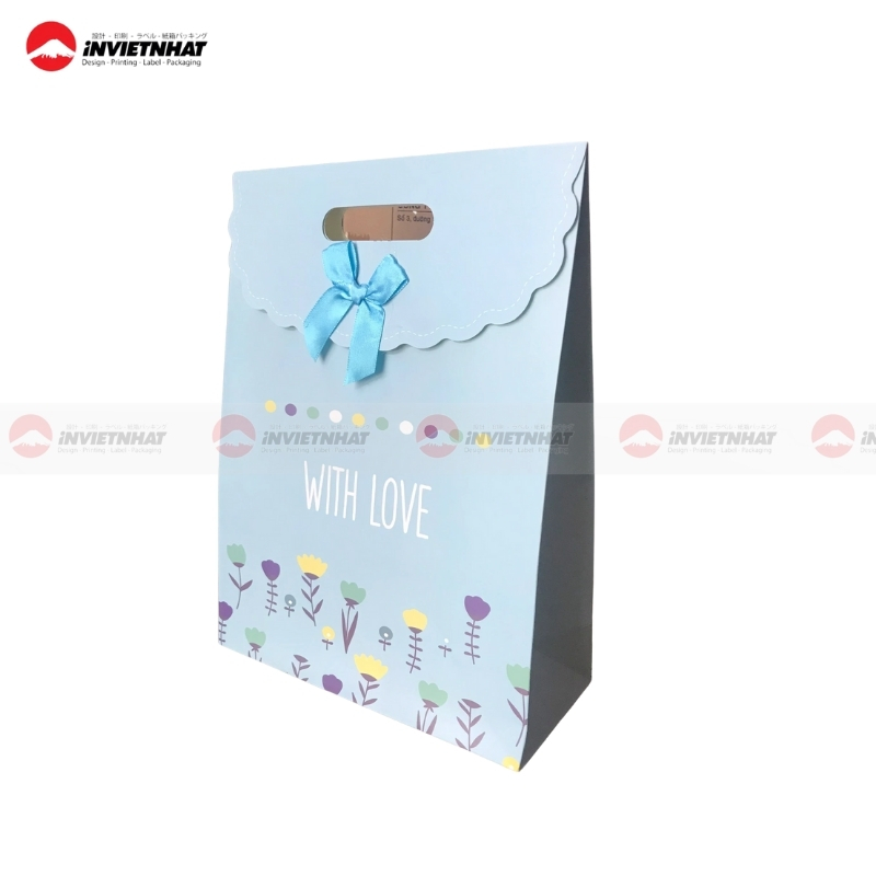 23+ Mẫu túi giấy nắp gập ĐỘC ĐÁO, sáng tạo & tiện lợi 50 túi giấy gập nắp cao cấp