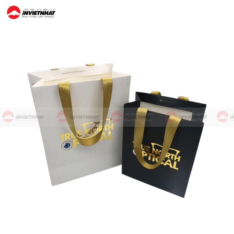 túi giấy mắt kính thiết kế