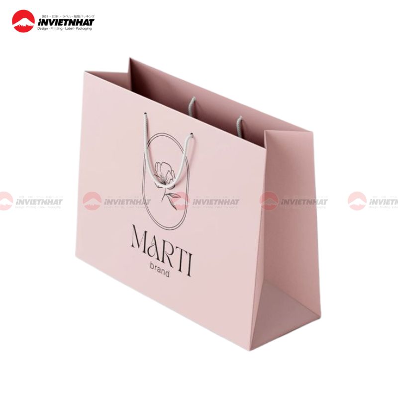 túi giấy màu hồng 2