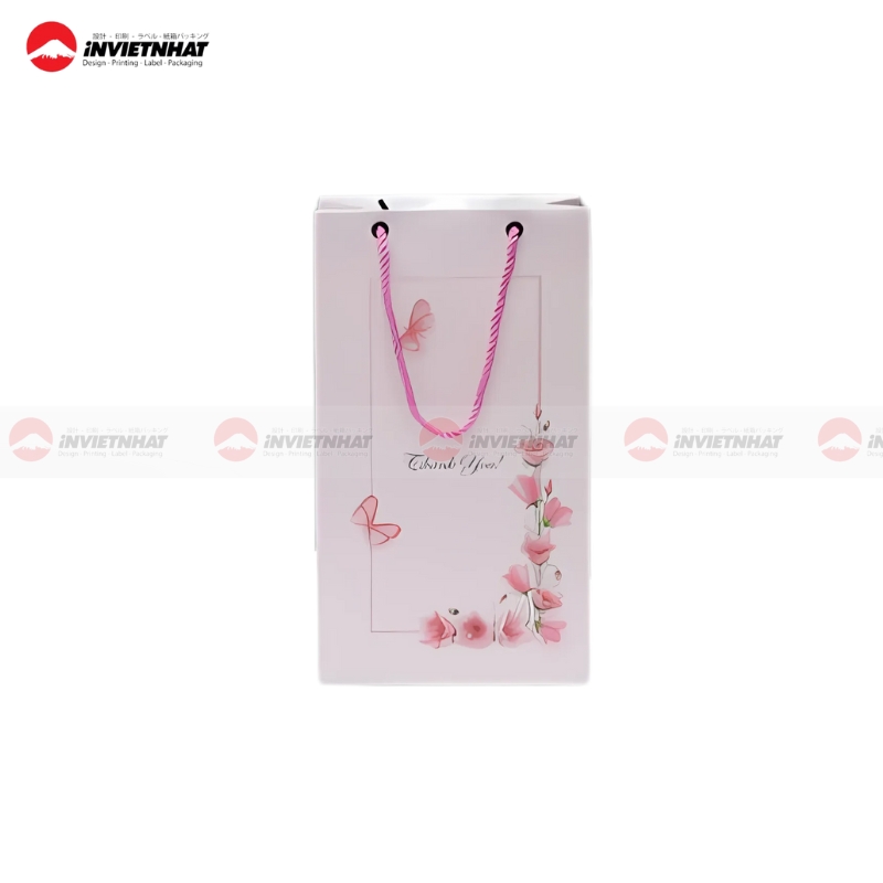 túi giấy màu hồng dáng đứng túi giấy màu hồng dáng đứng