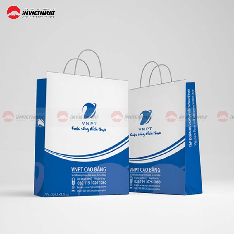 túi giấy sự kiện doanh nghiệp VNPT túi giấy sự kiện doanh nghiệp VNPT
