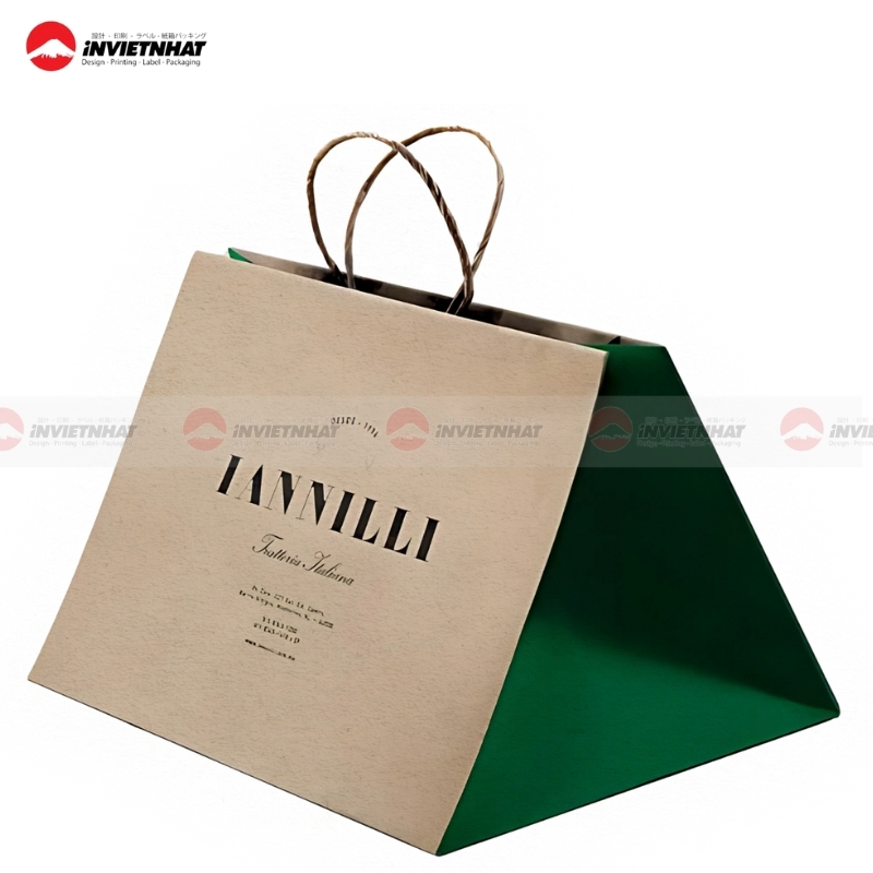 15+ Mẫu túi giấy tam giác CAO CẤP, độc đáo và tiện dụng 31 tui giay tam giac chuyen nghiep 1