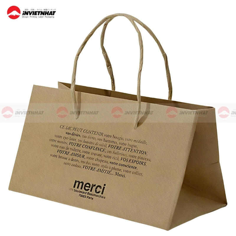 15+ Mẫu túi giấy tam giác CAO CẤP, độc đáo và tiện dụng 19 tui giay tam giac co quai 1