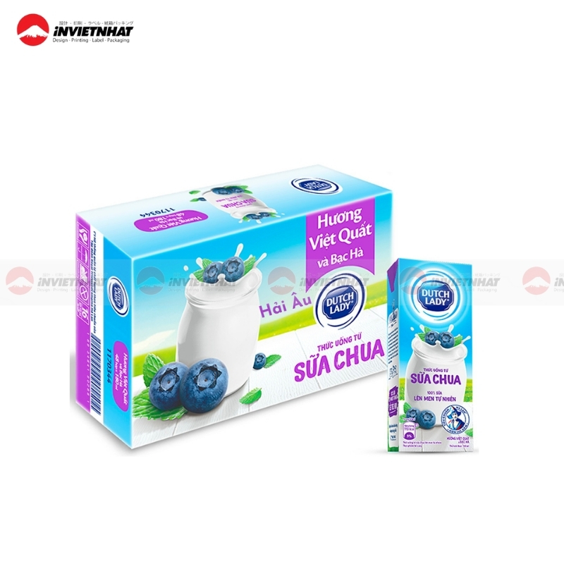 25+ Mẫu hộp giấy đựng sữa chua ĐẸP, chất liệu an toàn 33 Hộp giấy đựng sữa chua đẹp