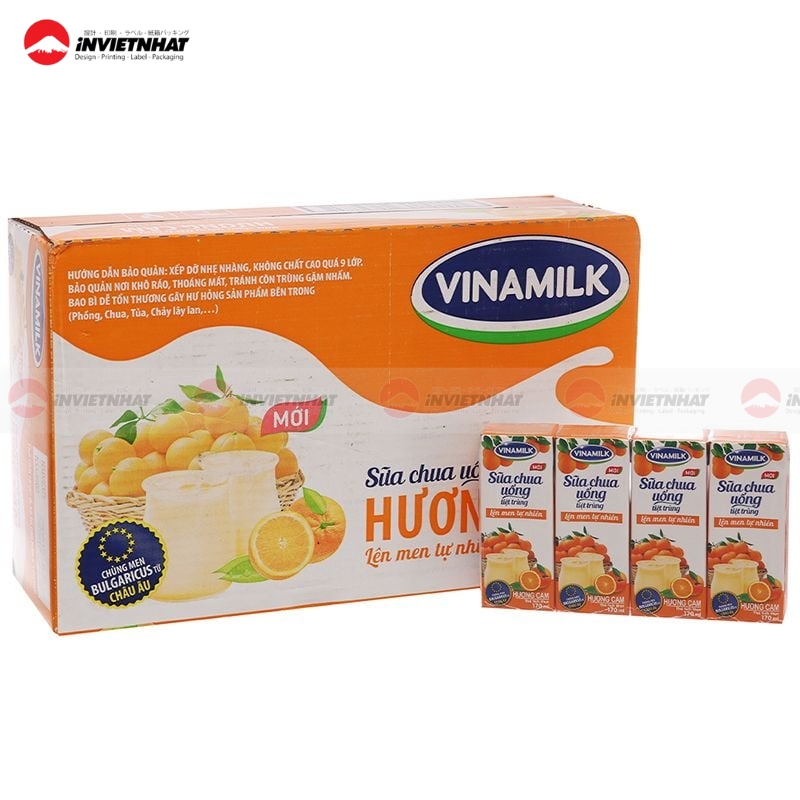 25+ Mẫu hộp giấy đựng sữa chua ĐẸP, chất liệu an toàn 32 Hộp giấy đựng sữa chua giá rẻ