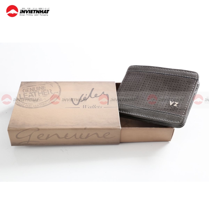 Hộp giấy đựng ví tinh tế