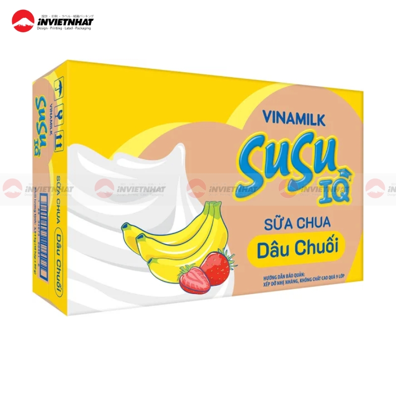 25+ Mẫu hộp giấy đựng sữa chua ĐẸP, chất liệu an toàn 45 Hộp giấy sữa chua chuyên nghiệp