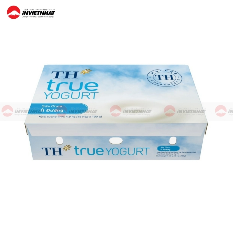 25+ Mẫu hộp giấy đựng sữa chua ĐẸP, chất liệu an toàn 43 Hộp giấy sữa chua giá sỉ