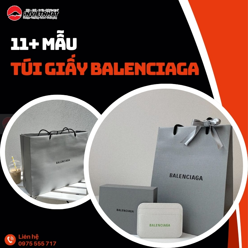 11+ Mẫu túi giấy Balenciaga ĐẸP, tối giản, sang trọng 39 Thumb tui giay balenciaga