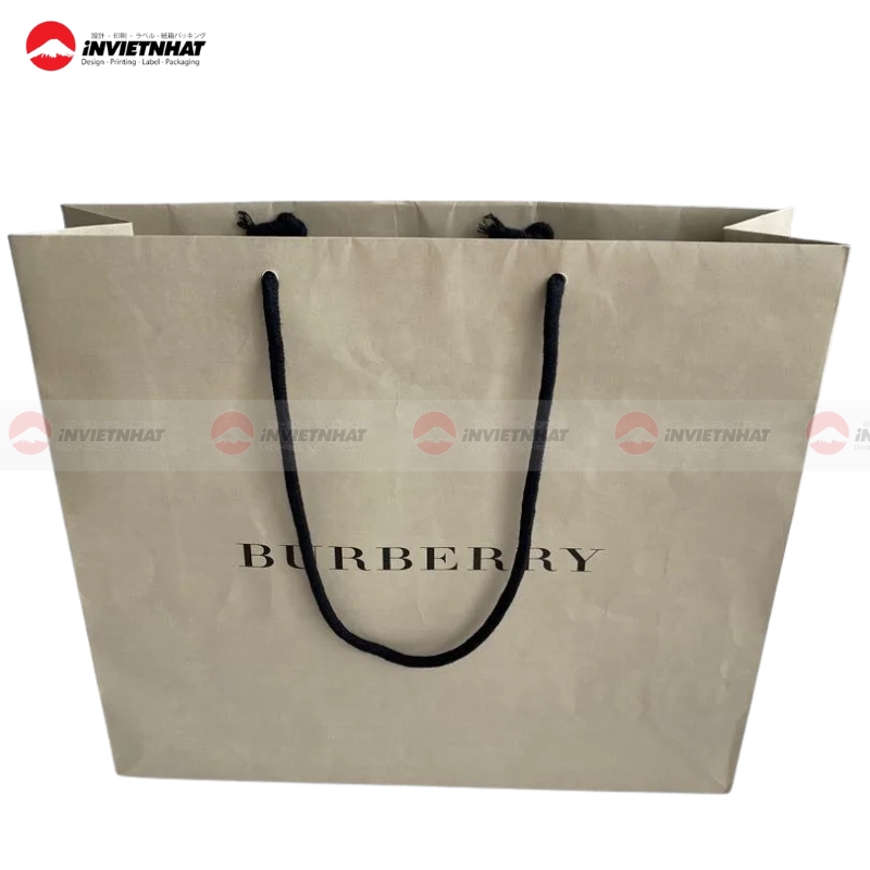 Tui giay Burberry chat lieu day dan