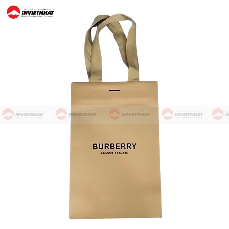 Tui giay Burberry tong nau