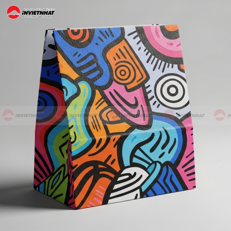 Túi giấy hoa văn trẻ trung