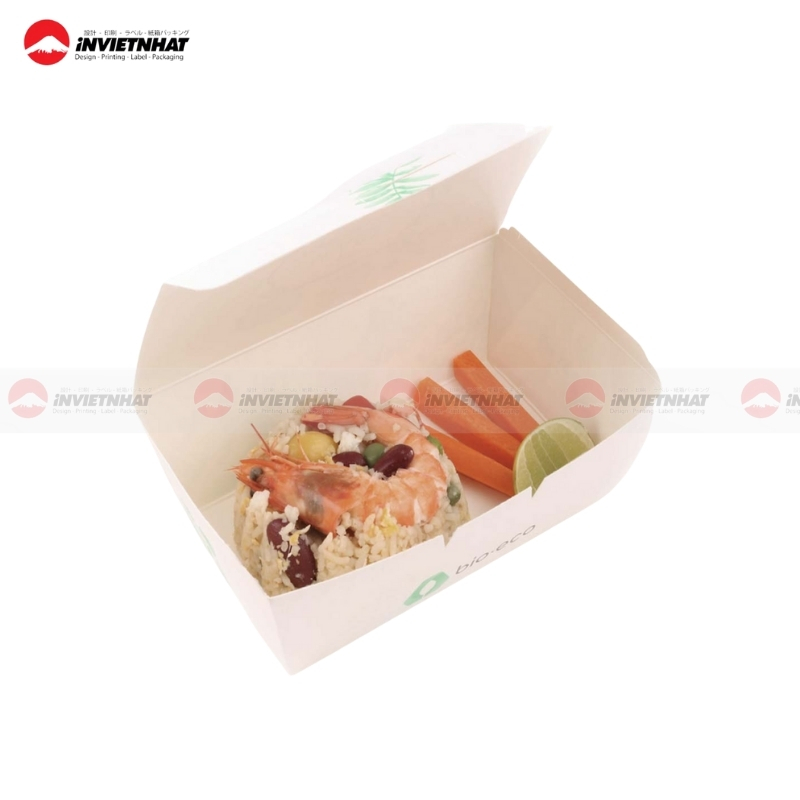 15+ Mẫu hộp giấy đựng xôi TIỆN DỤNG, giá rẻ 29 hộp đựng xôi tiện dụng