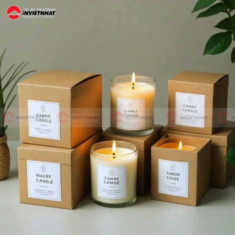 hộp giấy đựng nến thơm chất lượng