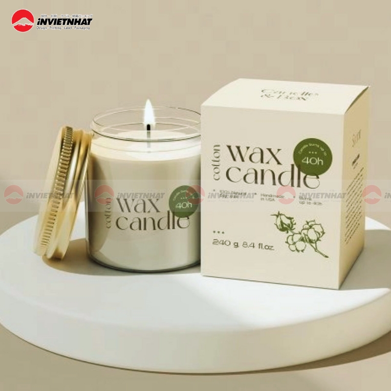 hộp giấy đựng nến thơm mẫu mới