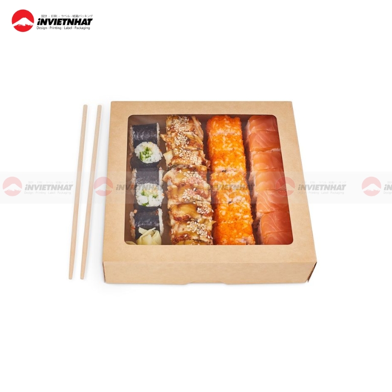 hộp giấy đựng sushi sỉ lẻ