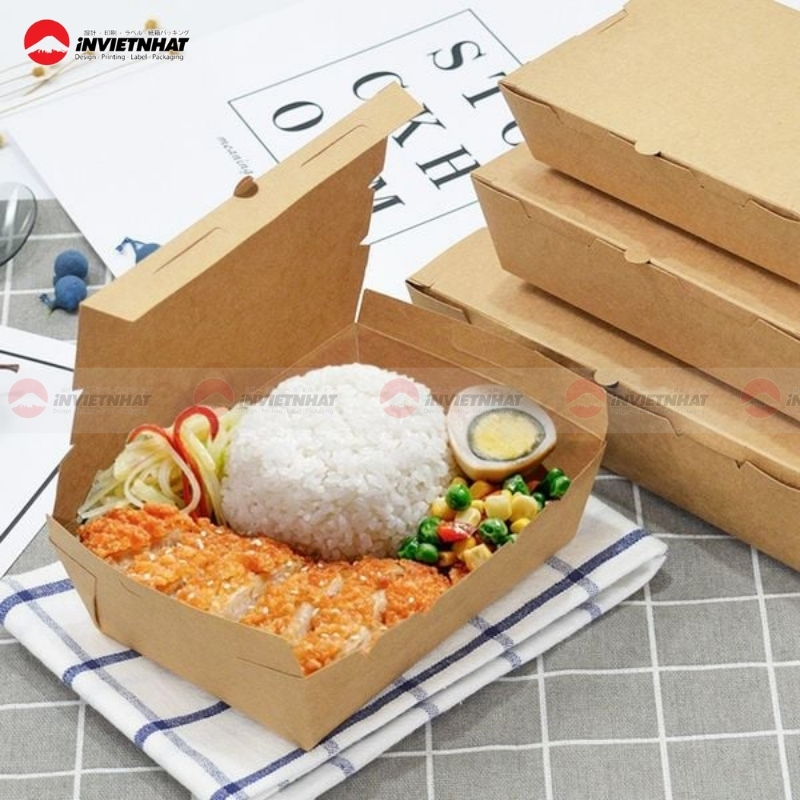 15+ Mẫu hộp giấy đựng xôi TIỆN DỤNG, giá rẻ 27 hộp giấy đựng xôi ăn sáng