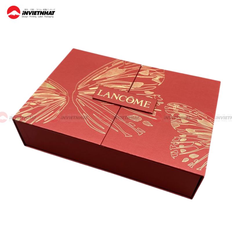 hộp giấy màu đỏ 5