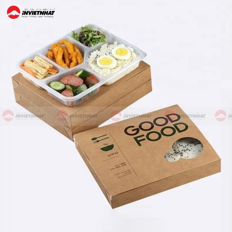 15+ Mẫu hộp giấy đựng xôi TIỆN DỤNG, giá rẻ 22 hộp xôi đóng gói