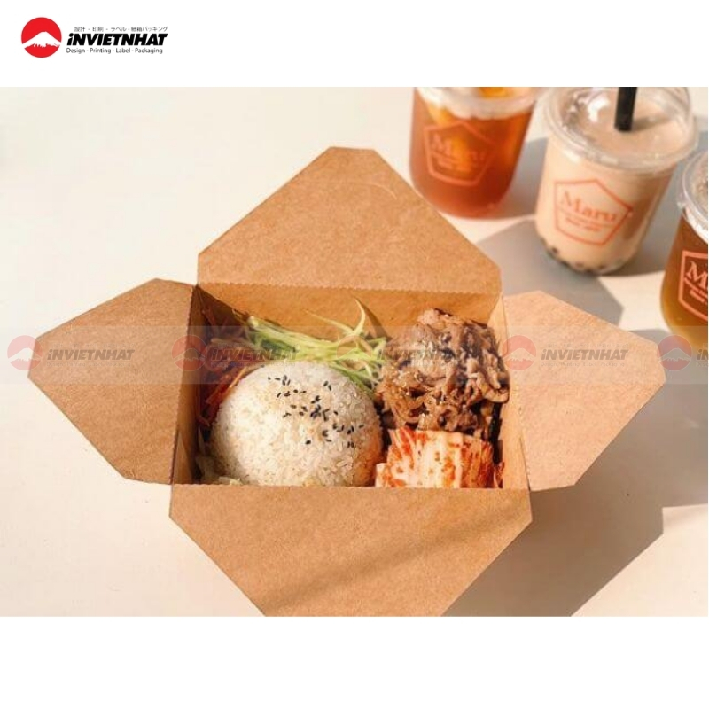 15+ Mẫu hộp giấy đựng xôi TIỆN DỤNG, giá rẻ 19 mẫu hộp xôi mới