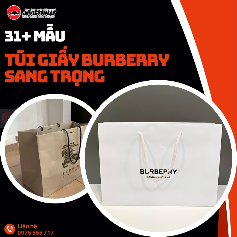 Thumb túi giấy Burberry