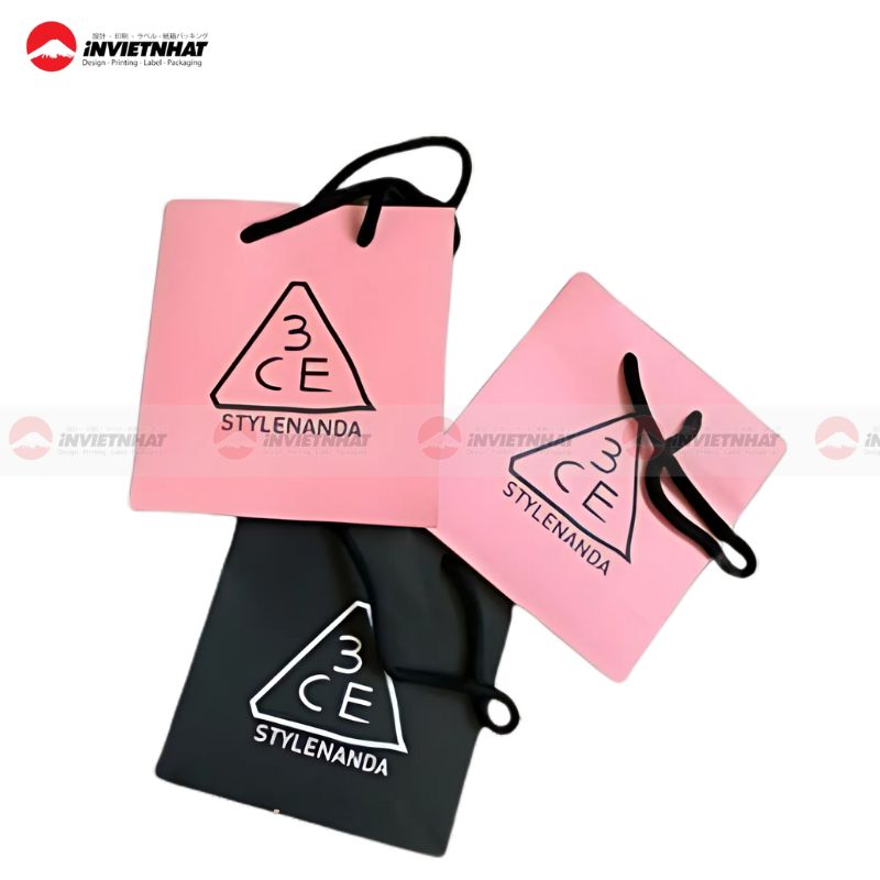 Túi giấy 3CE mỹ phẩm