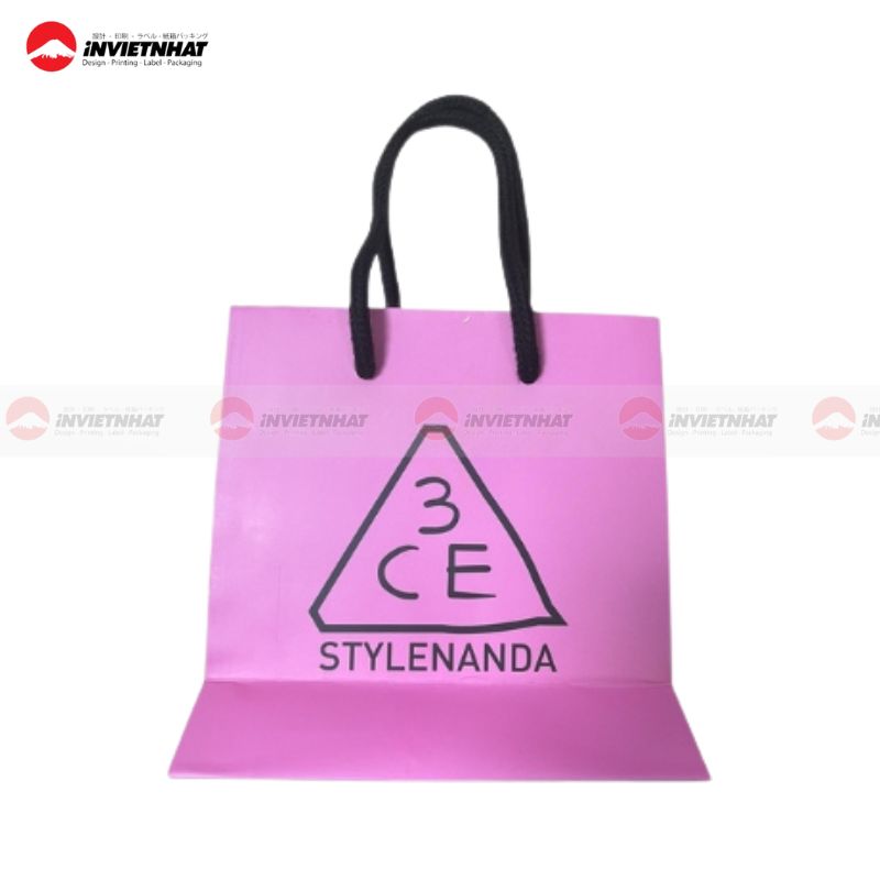 Túi giấy 3CE tím