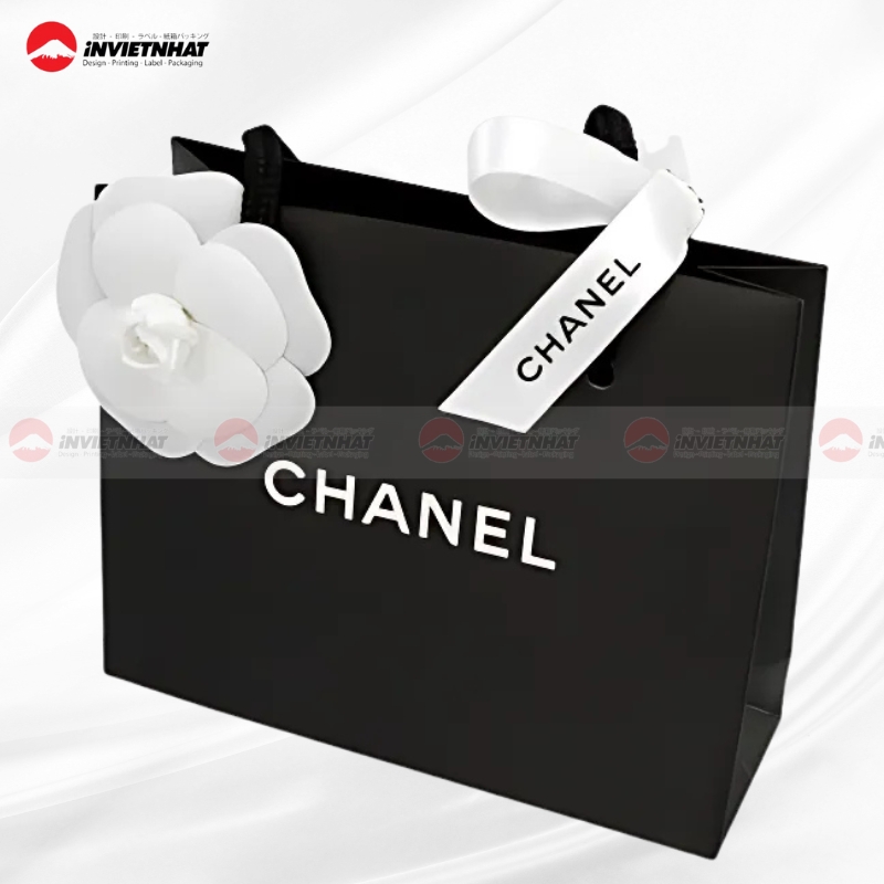 tui giay Chanel in logo