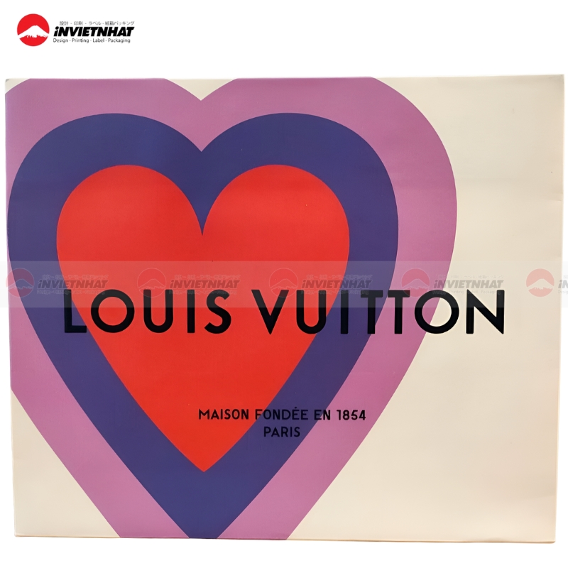 tui giay LV heart