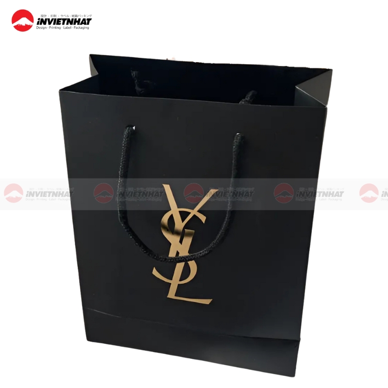 tui giay YSL mau den