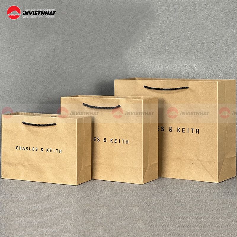 Túi giấy Charles & Keith đựng quà tặng