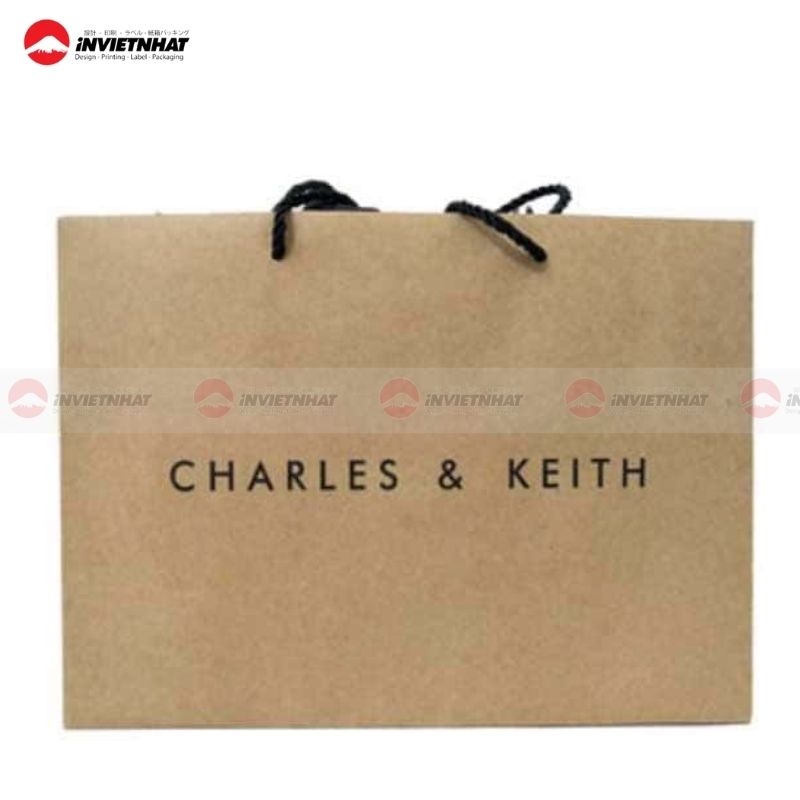 Túi giấy Charles & Keith hàng hiệu