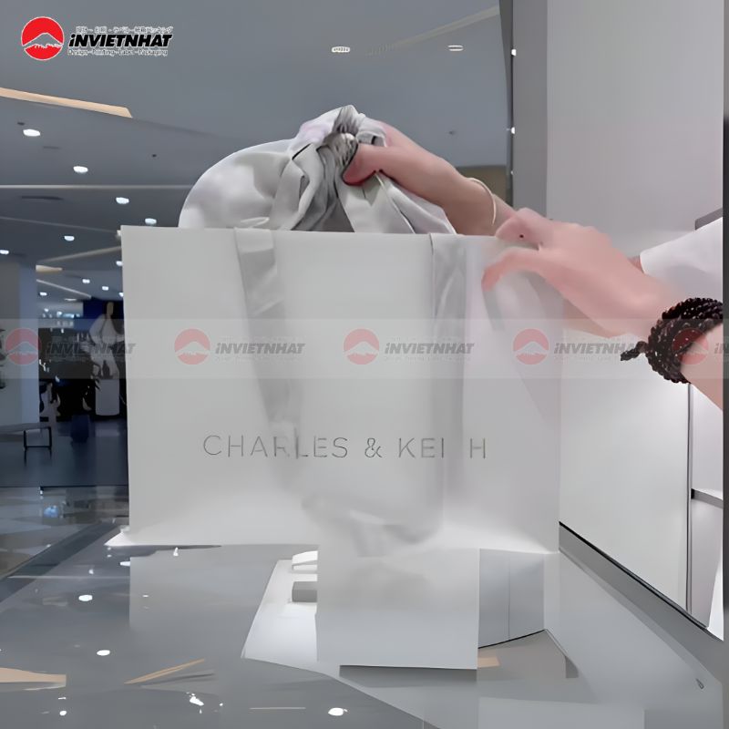 Túi giấy Charles & Keith thanh lịch