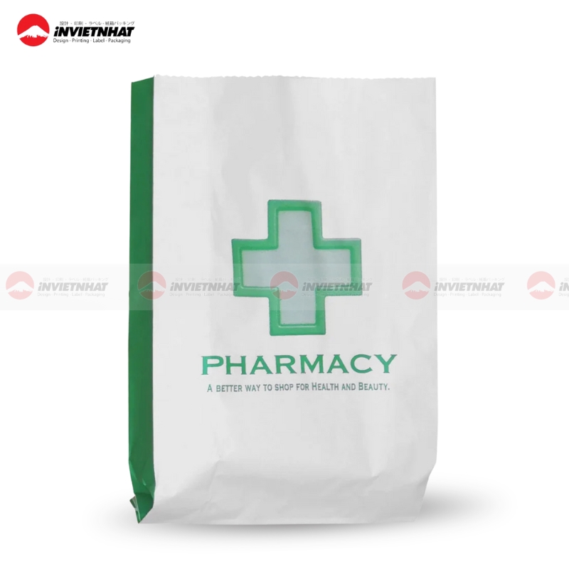 tui giay dung thuoc tay thiet ke don gian